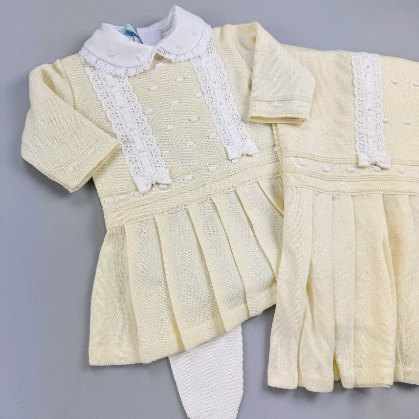 Vestido, Calça e Manta - Catarina - Amarelo