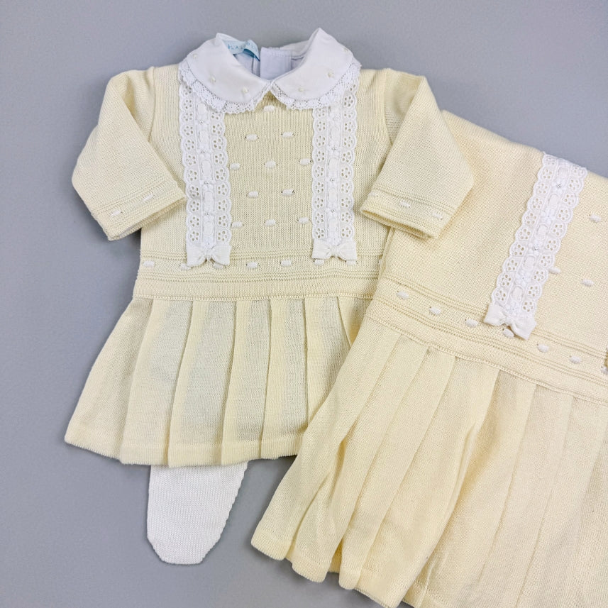 Vestido, Calça e Manta - Catarina - Amarelo