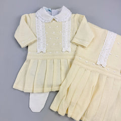 Vestido, Calça e Manta - Catarina - Amarelo