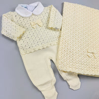 Macacão e Manta - Jade - Amarelo