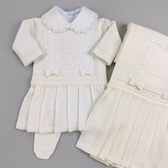 Vestido, Calça e Manta - Catarina - Branco