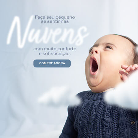 banner de produtos para conforto e sofisticação do bebê com Laleblu
