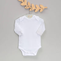 Body para Bebê - Algodão Pima - Manga Longa