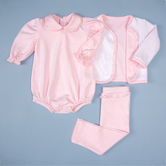 Calça para Bebê Algodão Pima - Rosa