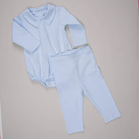 Calça para Bebê Algodão Pima - Azul