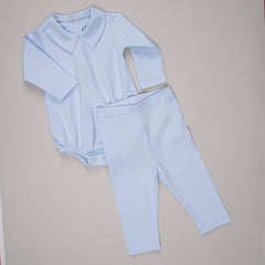 Calça para Bebê Algodão Pima - Azul