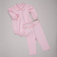 Calça para Bebê Algodão Pima - Rosa