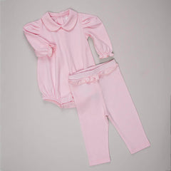 Calça para Bebê Algodão Pima - Rosa