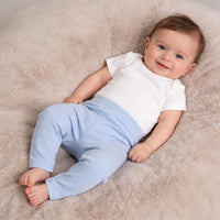 Calça para Bebê Algodão Pima Azul