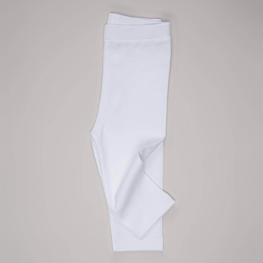 Calça para Bebê Algodão Pima - Branco