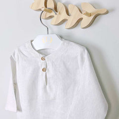 Camisa Manga Longa - Linho - Batizado