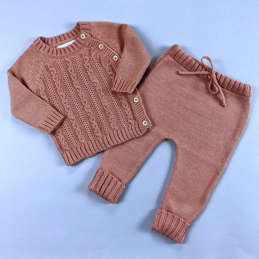 Conjunto Casaco e Calça - Oslo - Rosê