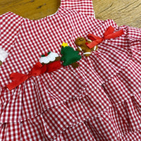 Jardineira - Natalia - Vermelho e Branco