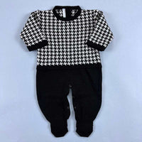 Macacão - Pied - Preto e Branco