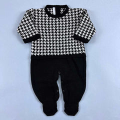 Macacão - Pied - Preto e Branco