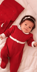 Macacão - Viviane - Red e Branco