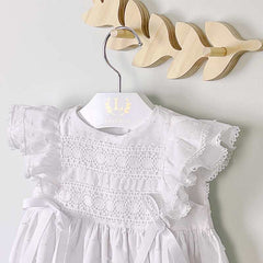 Vestido Clara - Linho - Batizado