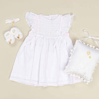 Vestido Clara - Linho - Batizado