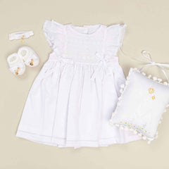 Vestido Clara - Linho - Batizado