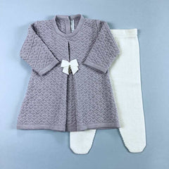Vestido e Calça - Ester - Lavanda com Pérolas e Cristais
