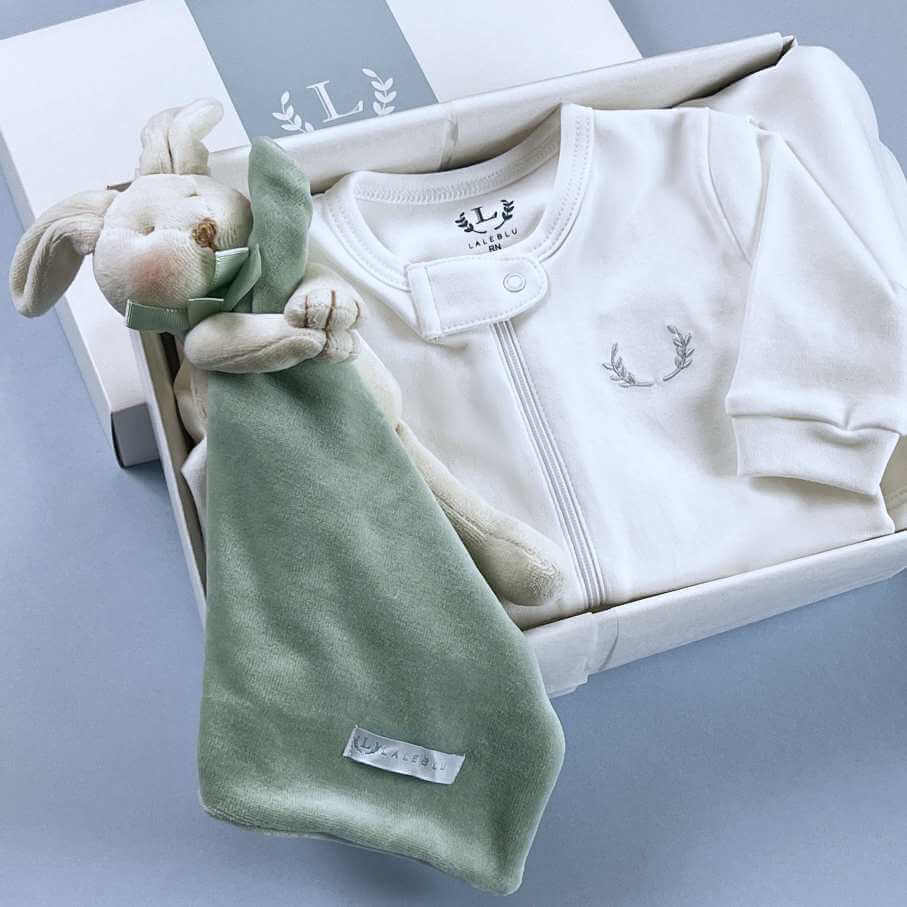 Macacão Zíper pra Bebê - Algodão Pima - Branco