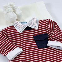 Macacão - Bolso - Naval,  Red e Branco
