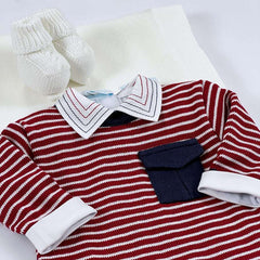 Macacão - Bolso - Naval,  Red e Branco