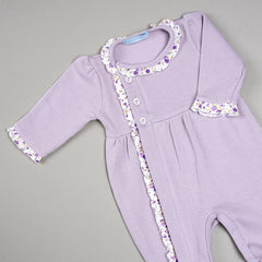 Macacão para Bebê Tricotil - Clara - Lavanda