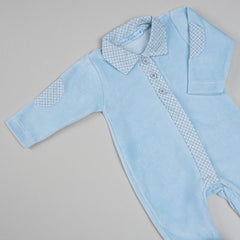 Macacão para Bebê Gustavo - Plush - Azul
