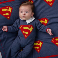 Macacão e Manta - SuperMan - Índigo