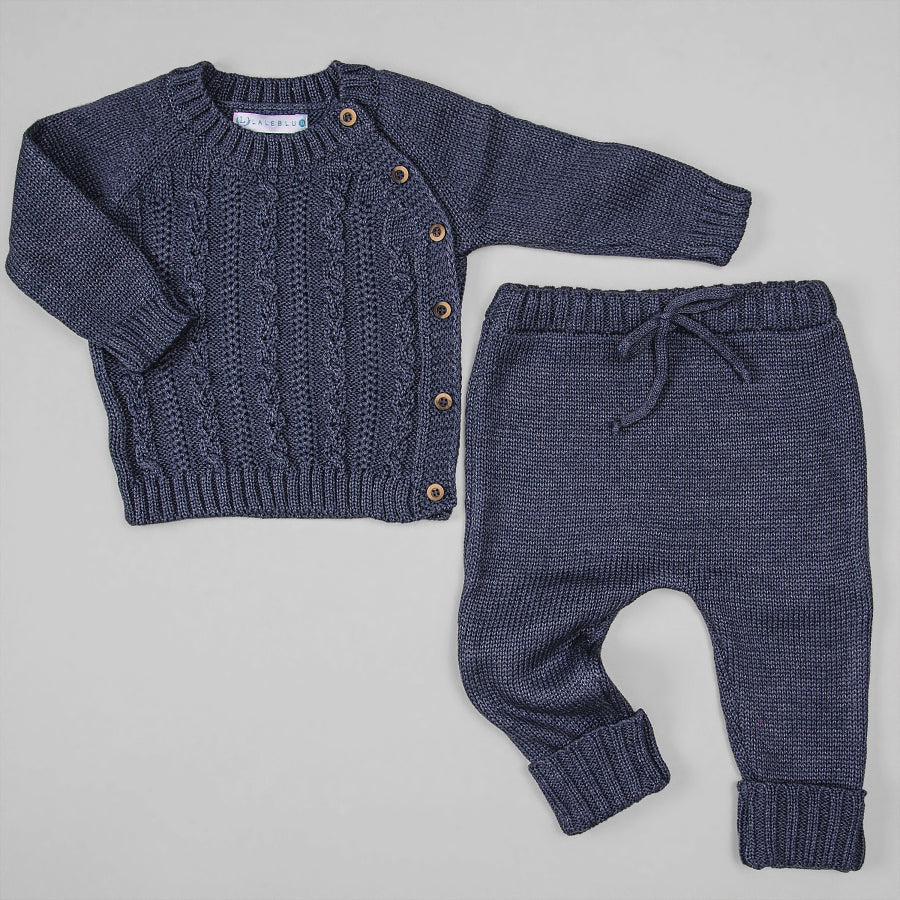 Conjunto Casaco e Calça - Oslo - Índigo