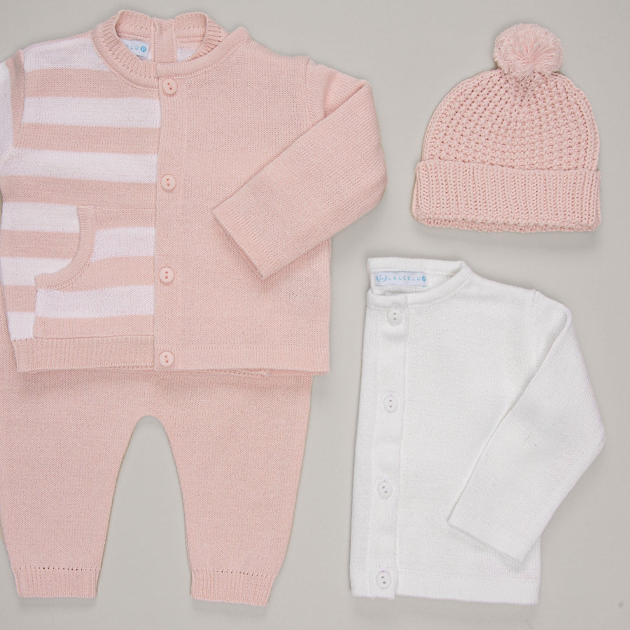 Conjunto Listado - Rosa Pastel