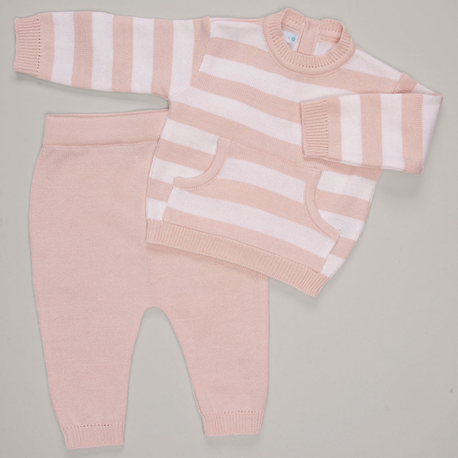 Conjunto Listado - Rosa Pastel