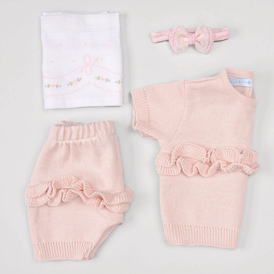 Conjunto Short e Blusa - Tricot - Isadora