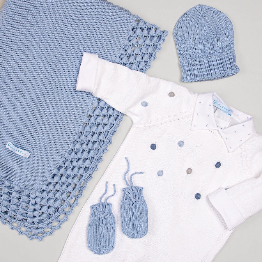 Macacão - Rainbow - Branco,  Steal,  Blue Sky e Jeans