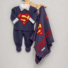 Macacão e Manta SuperMan - Naval