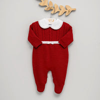 Macacão - Viviane - Red e Branco
