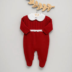 Macacão - Viviane - Red e Branco
