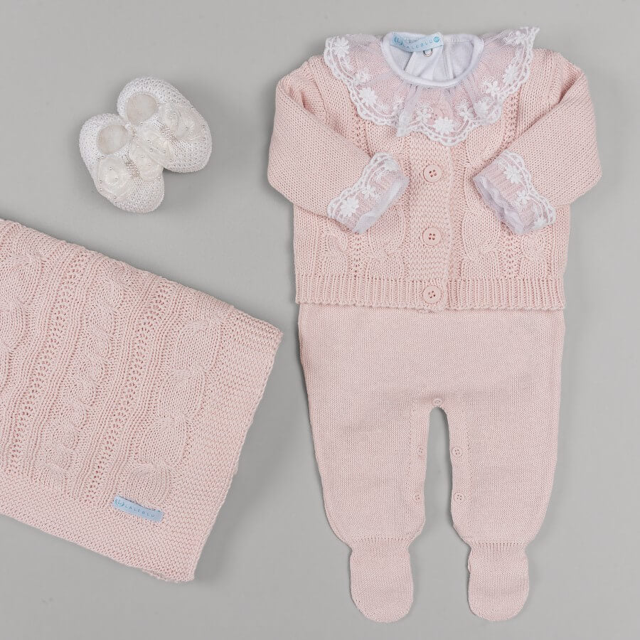 Body Branco de Renda para Bebê