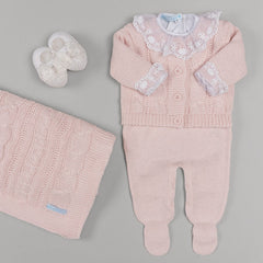 Body Branco de Renda para Bebê