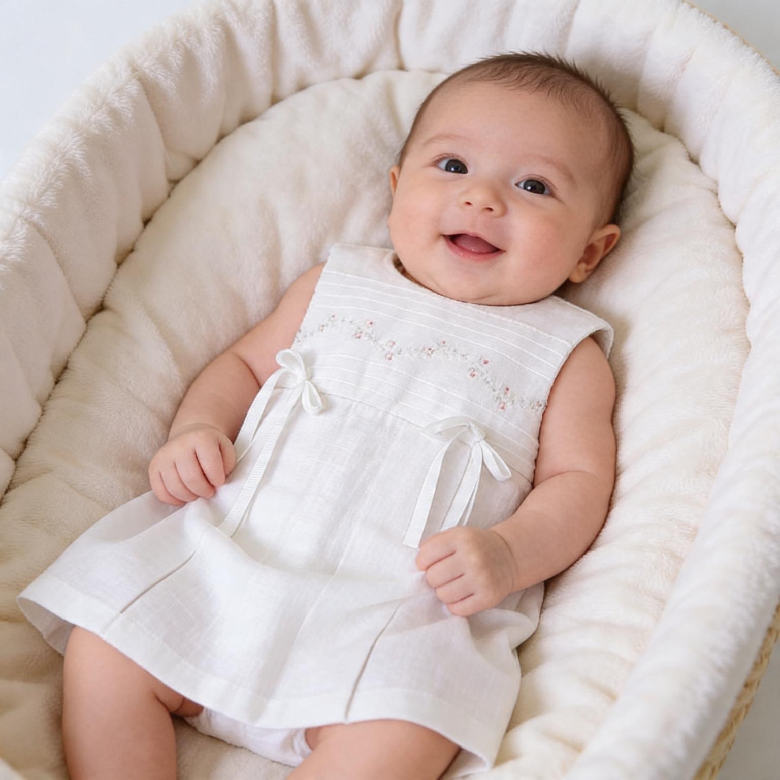 Vestido Eva Linho Batizado